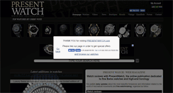 Desktop Screenshot of presentwatch.com
