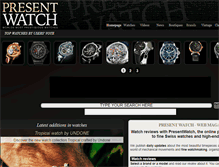 Tablet Screenshot of presentwatch.com